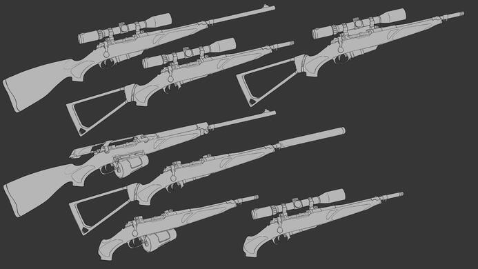 Some firearm concepts / variations